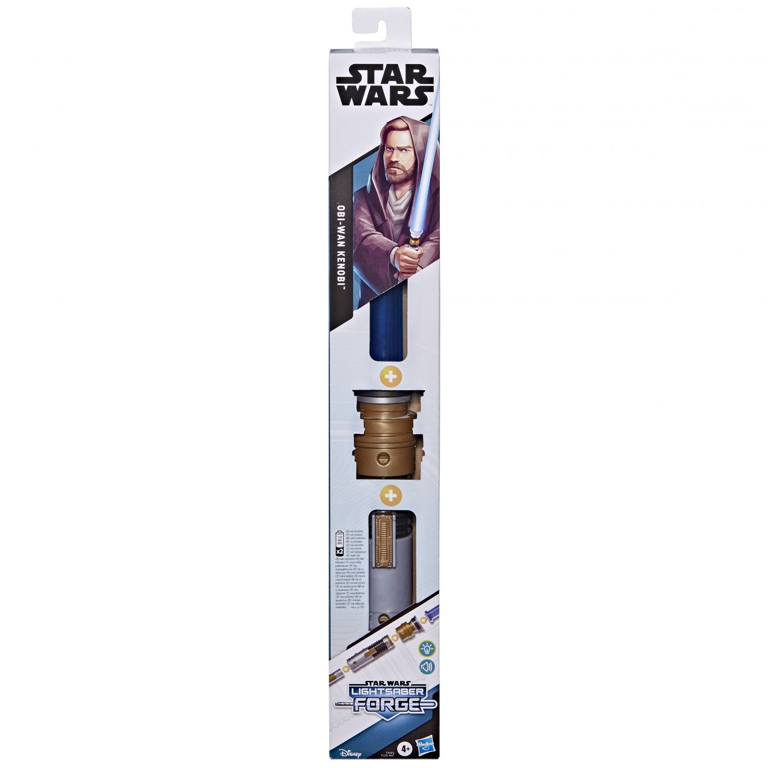 Star Wars Episode 1 Star Wars Lightsaber Forge Sabre Laser Électronique D'obi Wan Kenobi