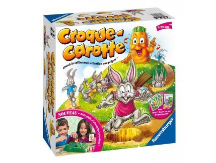 Croque Carotte avec Jeu de Cartes inedit Course Lapins Parcours Colline Nouvelle Version FR Enfant Set Jeu Societe et Carte - vue 3