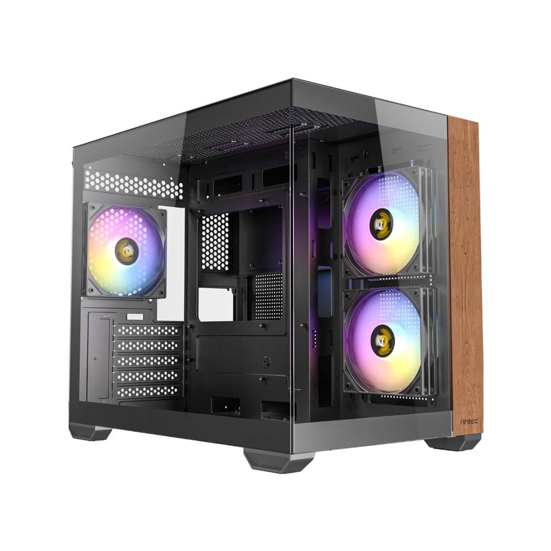 ANTEC Boitier Mini Tour Micro ATX CX600M Wood RGB avec panneaux vitrés