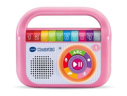 Baladeur Musical Vtech Music Kid 40 Chansons Version Fr Enceinte Lumineuse Bebe Enfant 2/ Set Lecteur Musique Et Carte