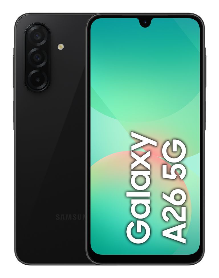 Samsung Galaxy A26 5G, Smartphone con Funzioni intelligenti, Display Super AMOLED 6.7, 6GB RAM, 128GB, Batteria 5.000 mAh, memoria espandibile, Black