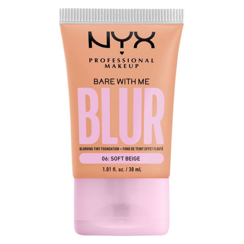 NYX Professional Makeup Fond de Teint Effet Flouté Bare With Me Blur Couvrance Moyenne Fini Naturel Niacinamide Matcha & Glycérine Hydratation Jusqu'A 12H Teinte : Soft 06 - vue 10