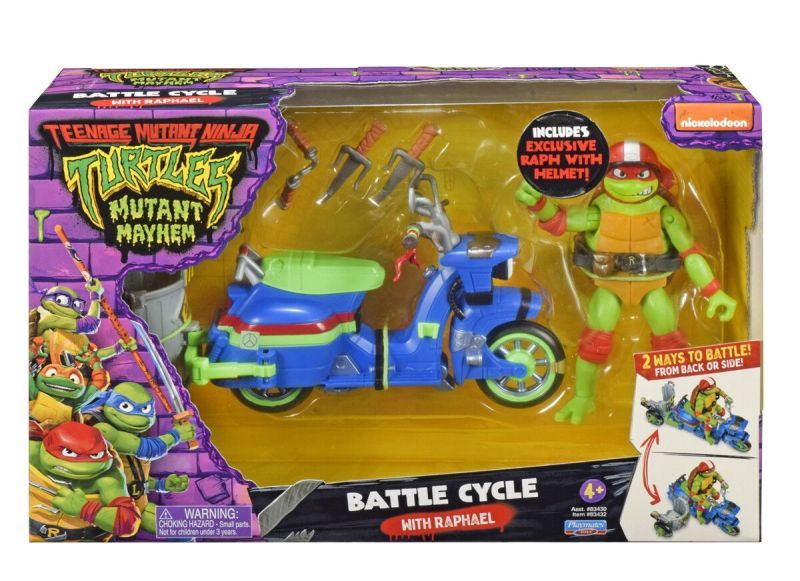 Turtles Mutant Mayhem - Vehicle With Figur - Raphael