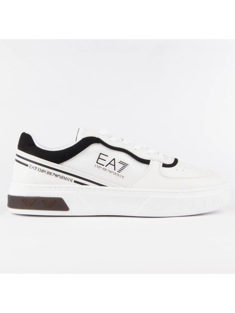 Basket Ea7 Patch Homme Blanc - 40 1/2