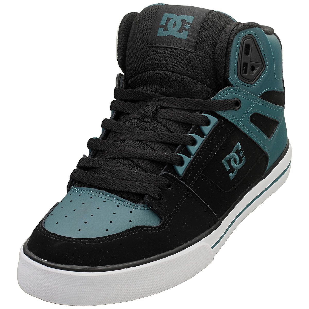 Dc Shoes Pure High Top Wc Noir Foncé Bleu Marine - Hommes - 44 1/2 Dc Shoes Pure High Top Wc Noir Foncé Bleu Marine - Hommes - 44 1/2