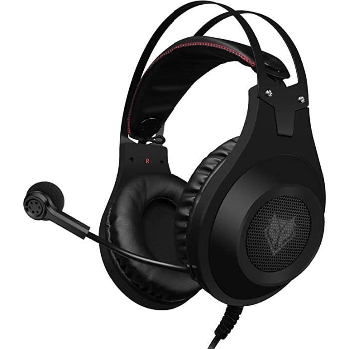 Casque de jeu NUBWO N2, adapté pour Xbox One PS4 Playstation 4, micro-casque ordinateur micro-ordinateur stéréo Microphone de jeu Fo.