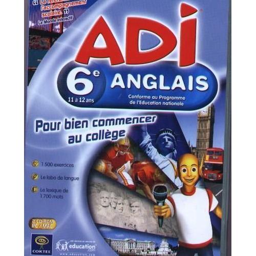 Adi 5 Anglais 6Ème