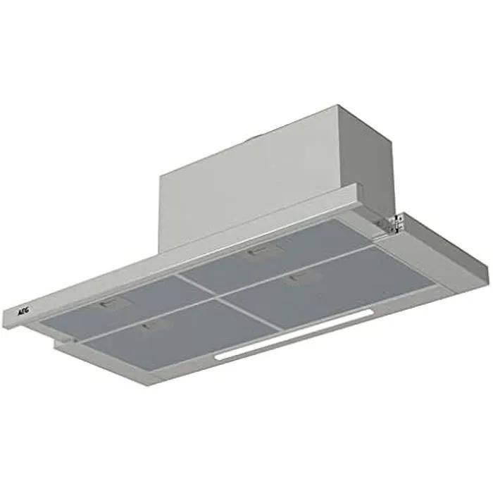 Hotte Téléscopique AEG DPE5960M Inox 3 Vitesses + Intensif Éclairage LED