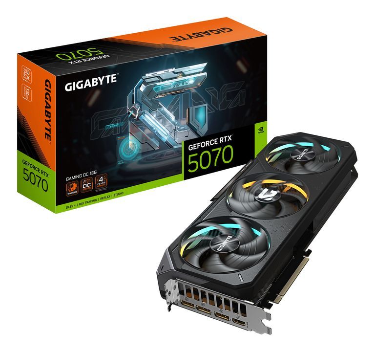 GIGABYTE GeForce RTX 5070 GAMING OC 12G Carte Graphique 12 Go GDDR7 192 bits PCI E 5.0 2625 MHz Core Clock 3 x DP 2. 1 x HDMI 2.1b NVIDIA DLSS 4 GV N5070GAMING OC 12GD Neuf - vue 4