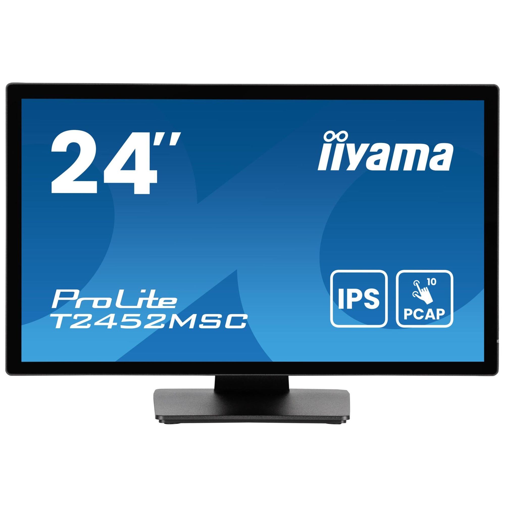 iiyama ProLite T2452MSC B1AG Écran LED 24 23.8 visualisable écran tactile 1920 x 1080 Full HD IPS 400 cdm² 1000:1 14 ms HDMI DisplayPort haut parleurs