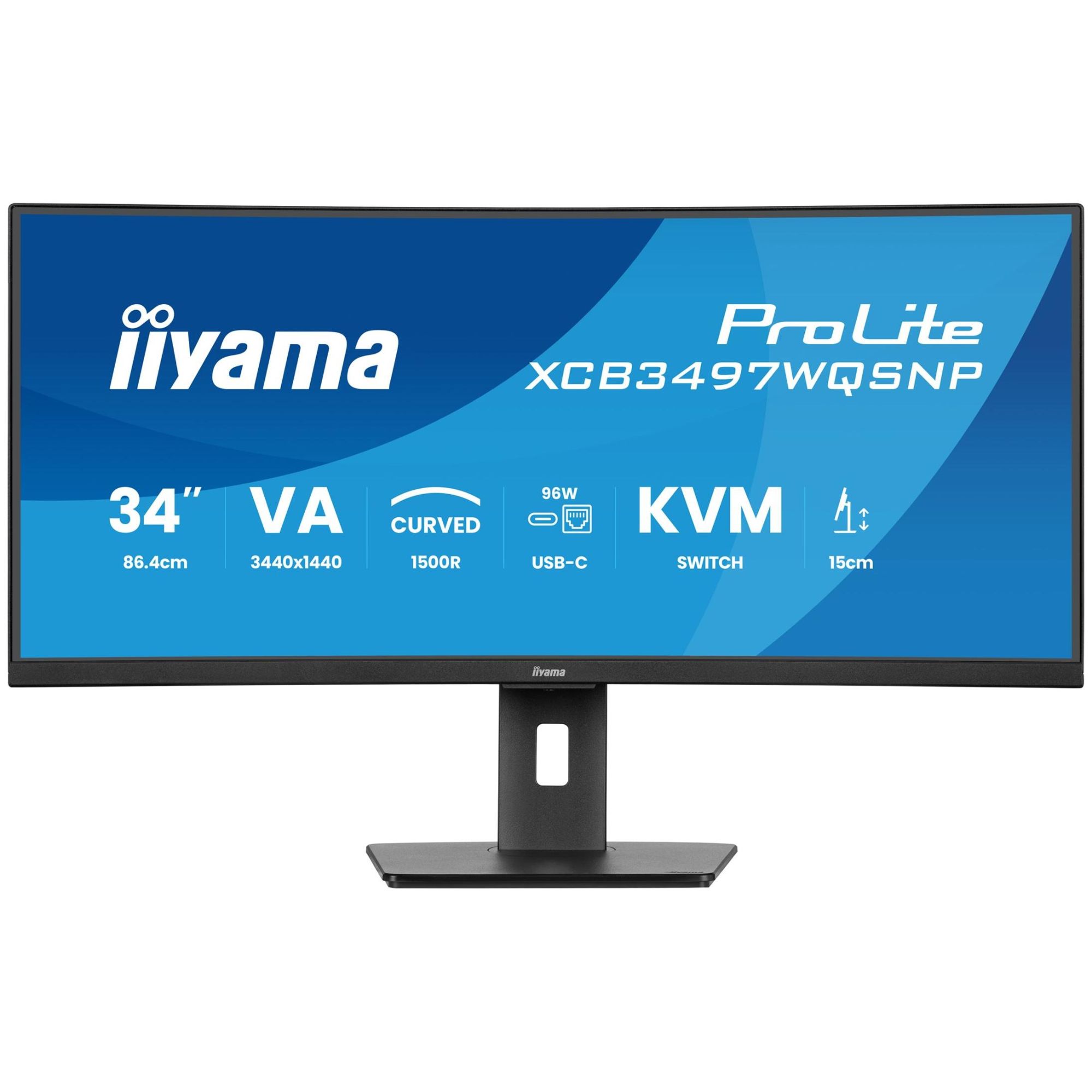 iiyama 34 LED ProLite XCB3497WQSNP B1 - vue 7