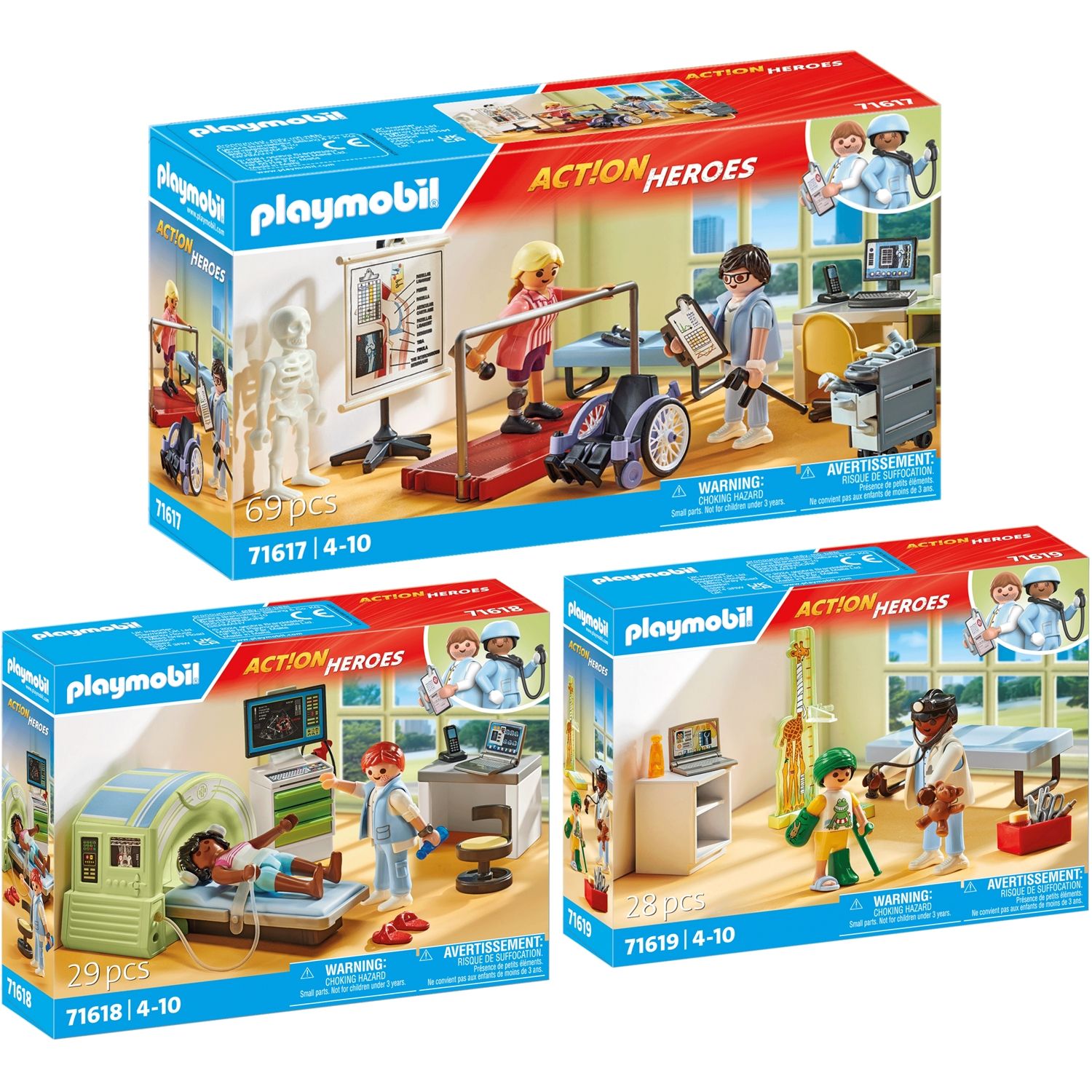 Set De 3 Playmobil