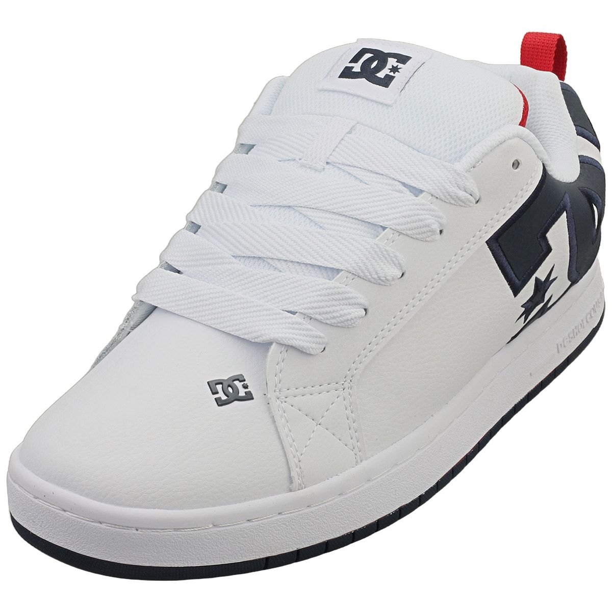 dc-shoes-court-graphik-chaussures-de-skate-blanc-marine-rouge-homme-42-rakuten-3616751043639