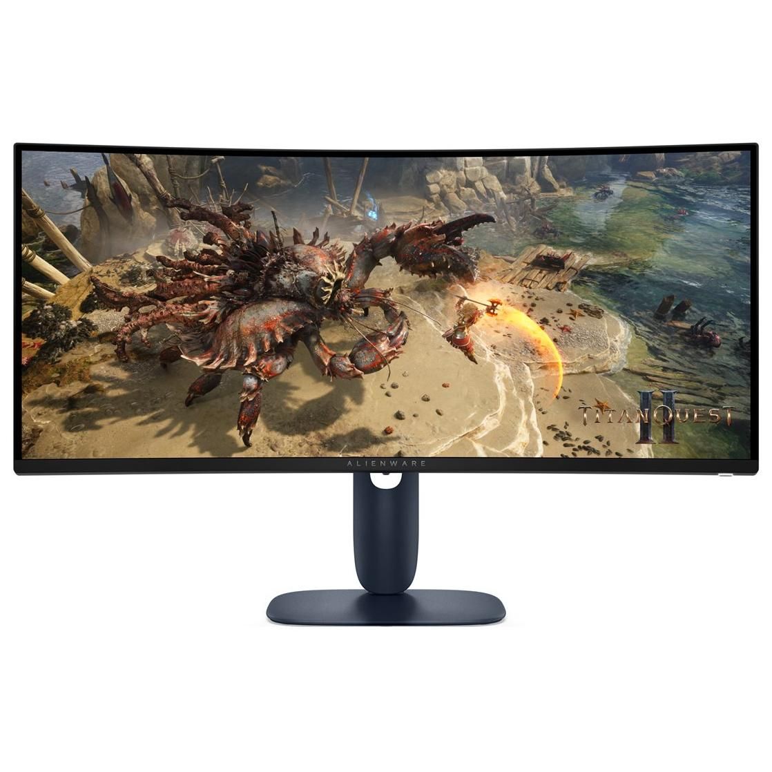 Alienware 34 Écran PC Gaming AW3425DWM WQHD 3440x1440 21:9 Incurvé 180Hz VA 1ms AMD FreeSync Premium VESA AdaptiveSync 95% DCI P3 HDR400 DisplayPort 2 HDMI 3 USB Garantie - vue 5