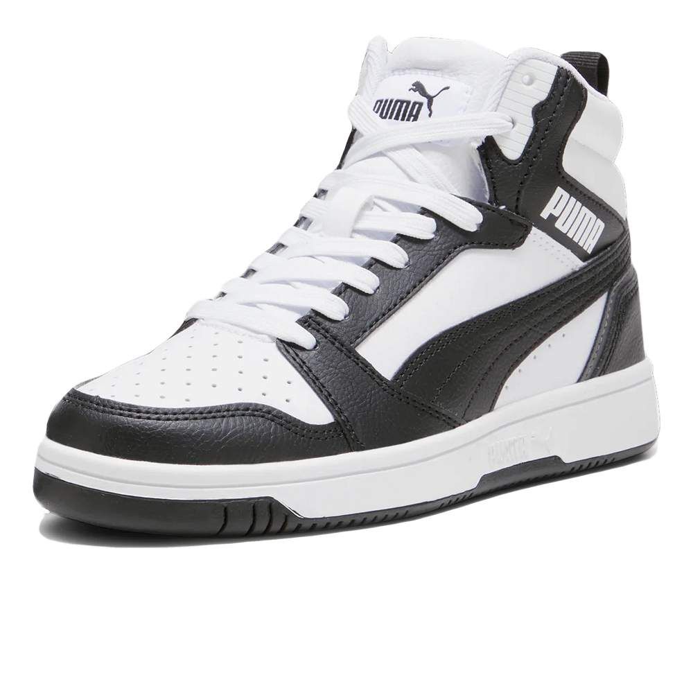 Chaussures Rebound V6 Mid Jr - 393831-01 Blanc - 36