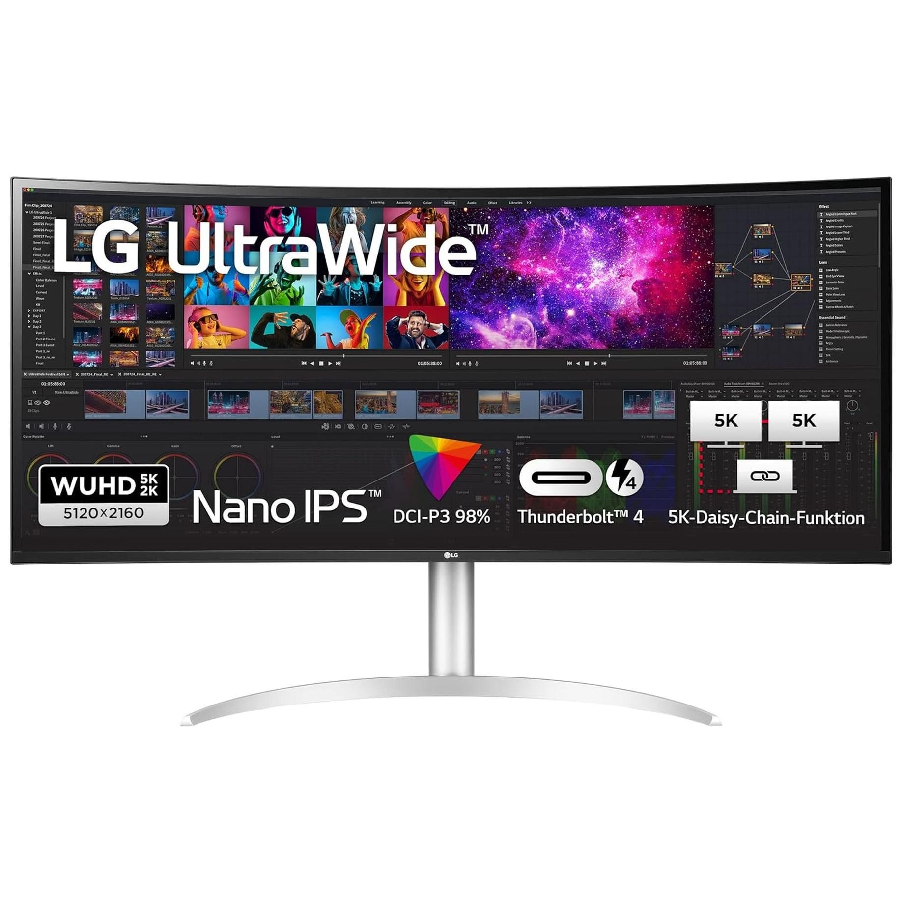 LG UltraWide 40WP95XP W Ecran 39.7 LCD incurvé LED 5120x2160 pixel 21:9 HDR