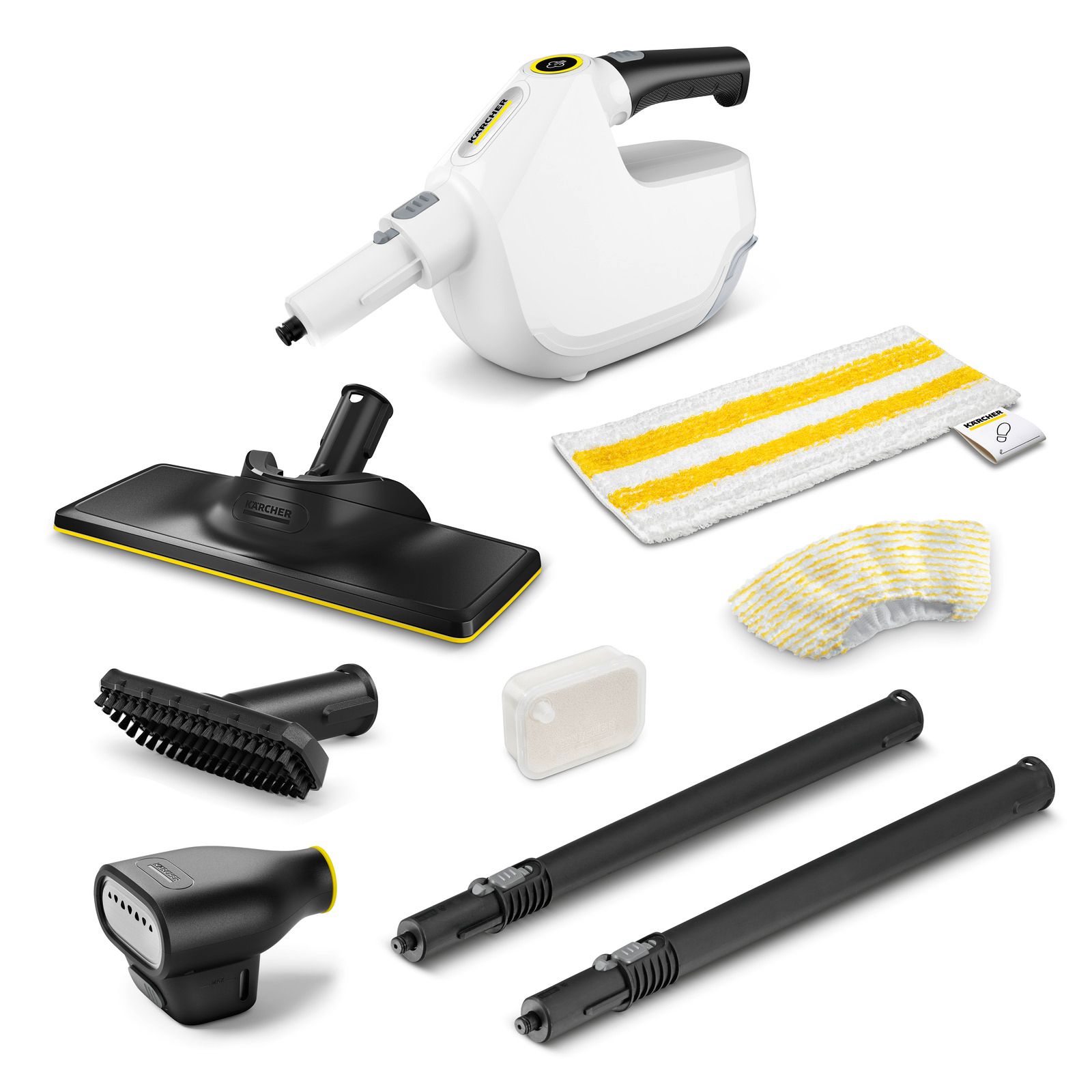 Nettoyeur vapeur Karcher SC1 Multi & Up Textile Edition - Puissance 1200W- défroisseur à main- Accessoires inclus- multifonctions