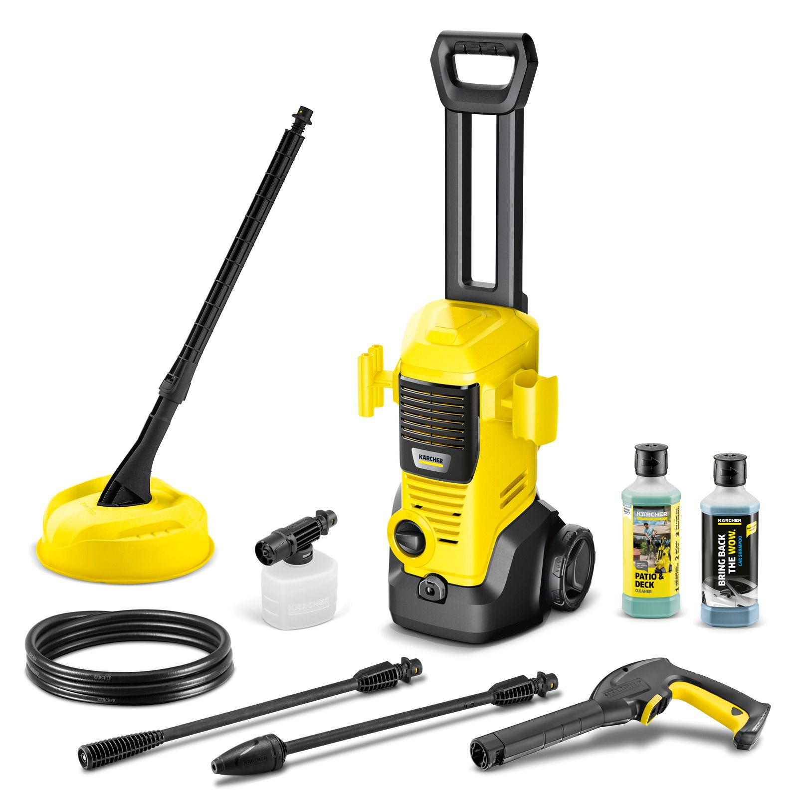 Kärcher Nettoyeur Haute Pression K 2 Premium FJ Home Pression max 110 bar Débit 360 /h Surface 20 m²h Filtre à Eau Poids 4 2kg Pistolet Haute Pression Lance Rotabuse Buse à Mousse Home Kit - vue 8