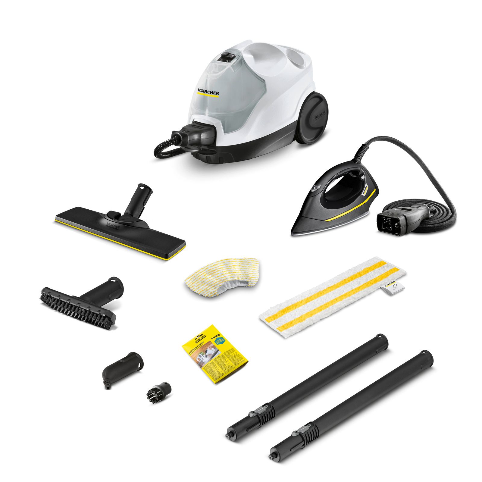 Nettoyeur vapeur avec fer à repasser Karcher SC 4 EasyFix Iron Pression 3.5 bar Débit vapeur 40 gmin Fer à repasser inclus