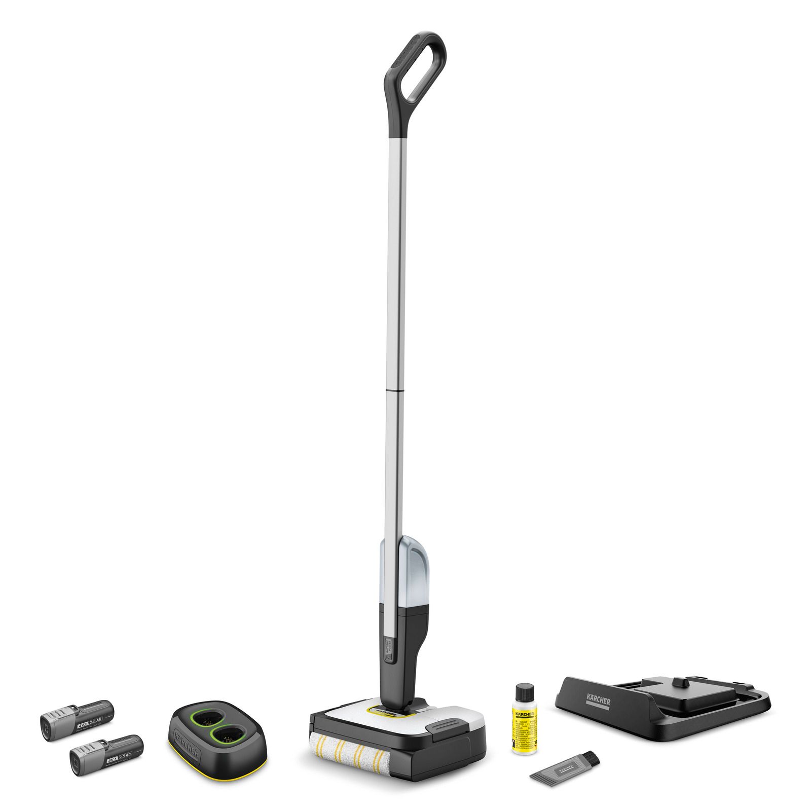 Nettoyeur de sols Karcher FC 2 4 2B Duo Double rouleaux Autonomie 30 min 2 batteries