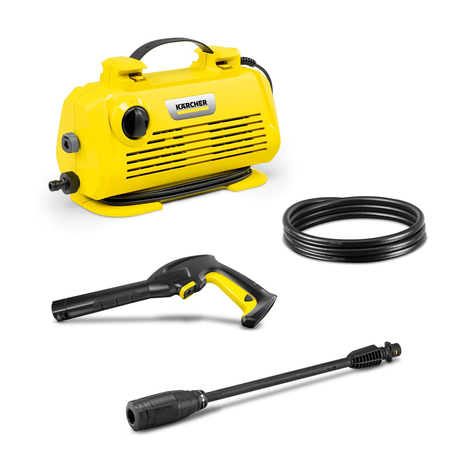 Nettoyeur haute pression Karcher K 2 Horizontal VPS Pression 110 bar Débit 360 /h Position horizontale stable