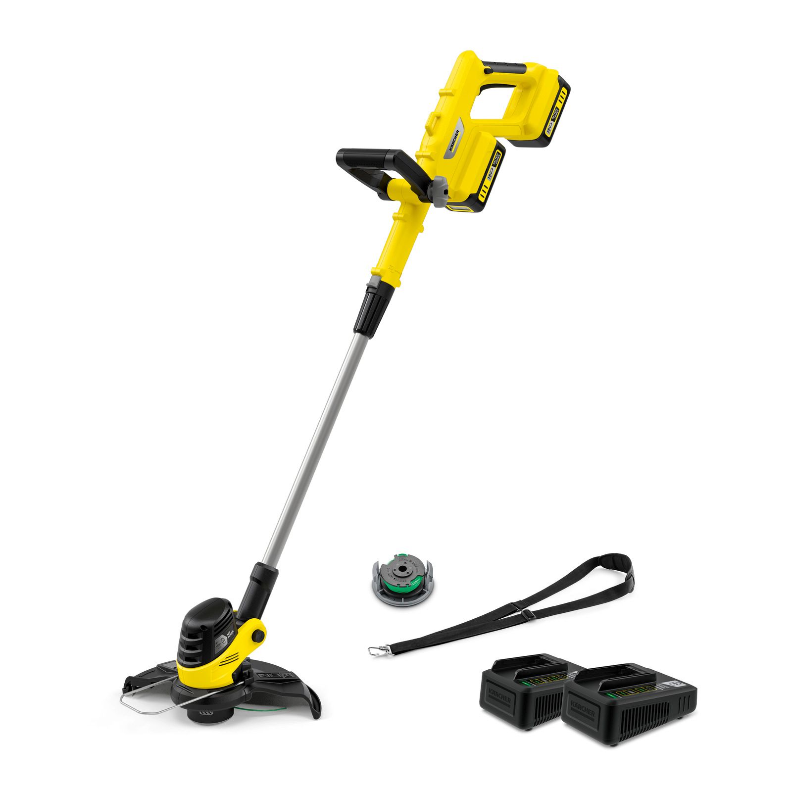 Coupe bordure sans fil 36 V Karcher LTR 3 18 Dual Battery Set moteur 36 V 2 x 18 V coupe 30 cm autonomie35min - vue 2