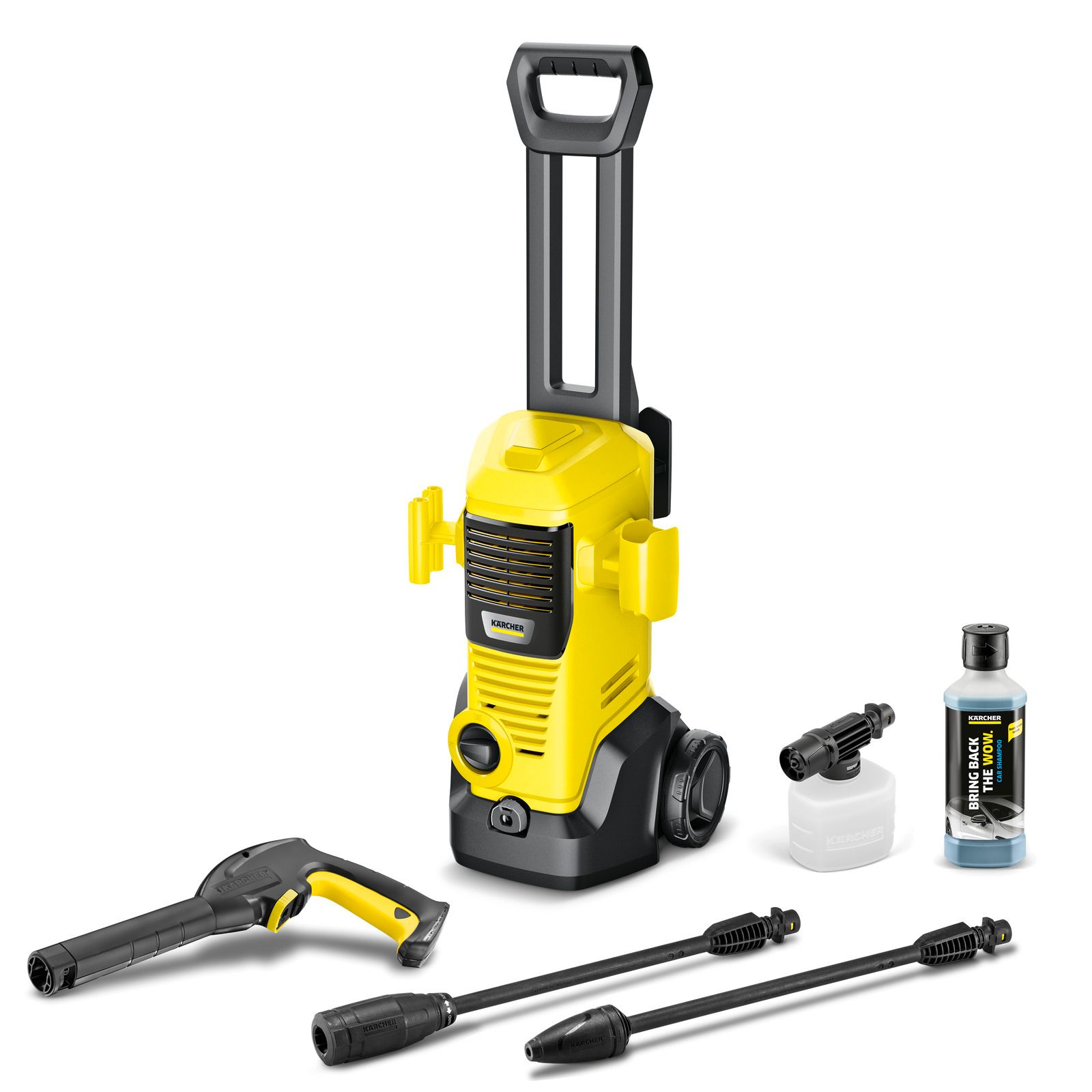 Nettoyeur haute pression Karcher K 3 FJ - Pression 120 bar- Débit 380 l/h- Buse à jet plat