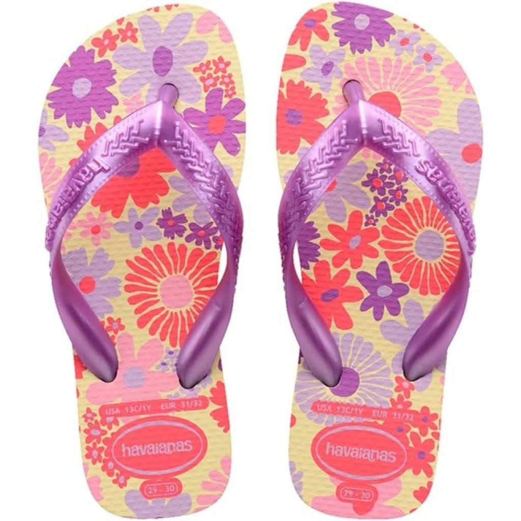 Tongs enfant Havaianas KIDS FLORES 35 / - vue 7