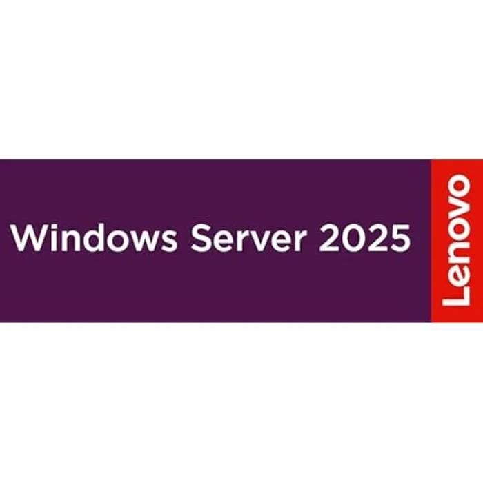 Serveur Windows 2025 LENOVO CAL 1 utilisateur 64 bits Licence d'accès client Logiciel