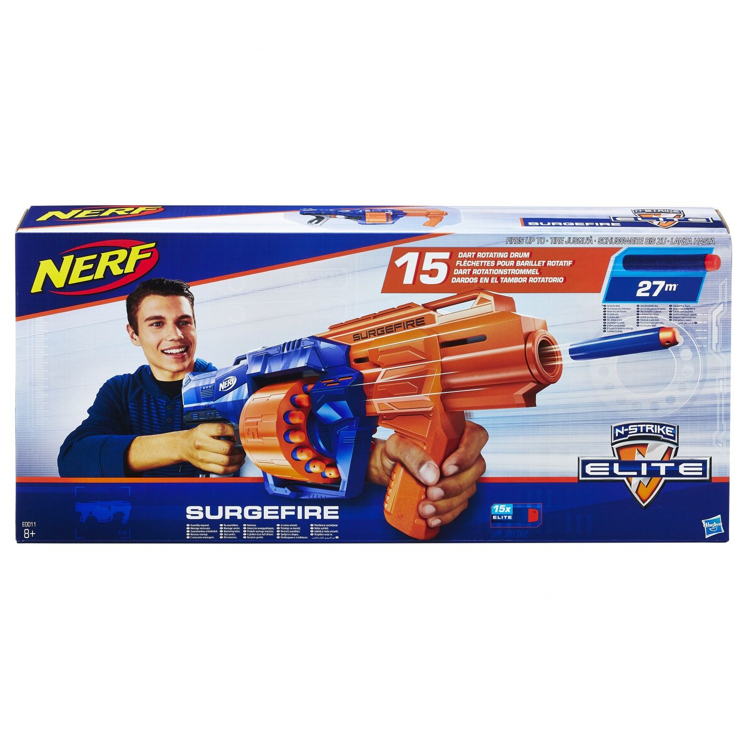 Nerf Elite Surgefire et 15 Flechettes Nerf Elite Officielles - vue 6