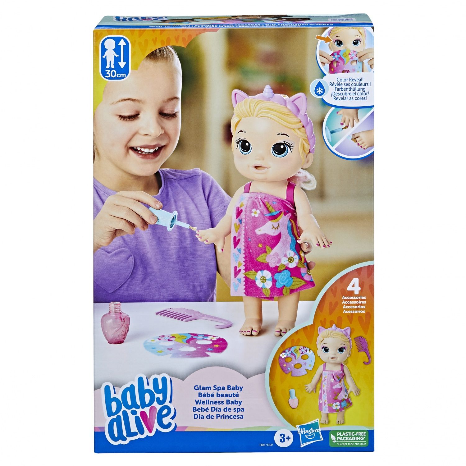 Baby Alive Ba Glam Spa Baby Bldh