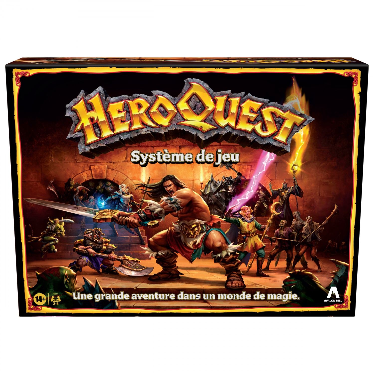 Heroquest Système de Jeu Jeu d'aventures fantastiques styles donjon Jeu de société A partir de 2 à 5 Joueurs - vue 3