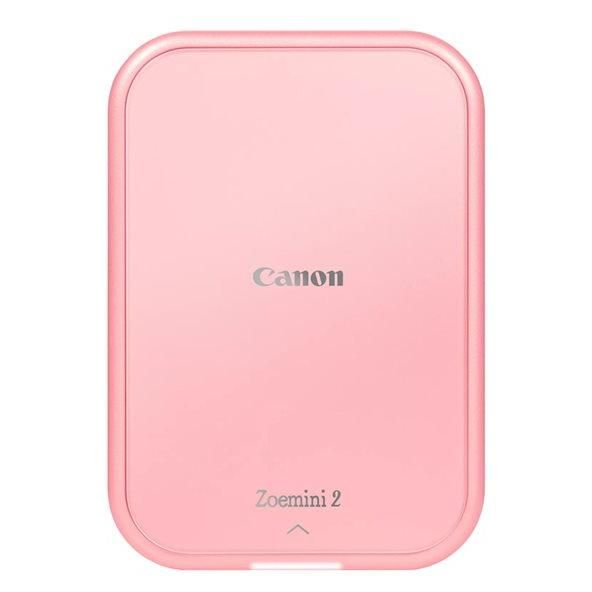 Canon Zoemini 2 - Imprimante - couleur - zinc - 50.8 x 76.2 mm - 313 x 500 ppp - jusqu'à 0.83 min/page (mono) / jusqu'à 0.83 min/page (couleur) - capacité : 10 feuilles - Bluetooth 5.0 - rose