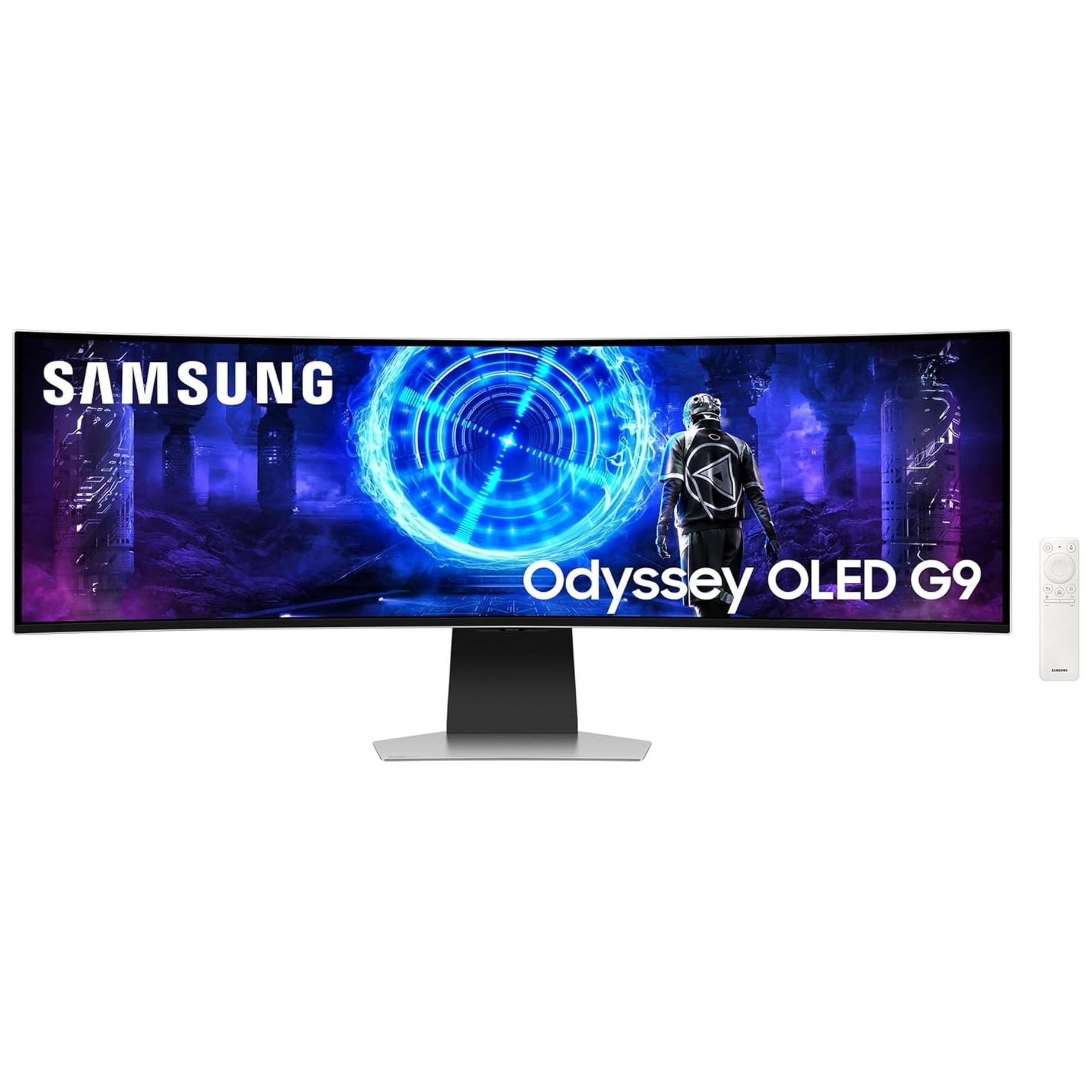 Samsung Ecran PC Odyssey OLED G9 240Hz Sans Reflet 0.03ms Dalle OLED Résolution 5120 x 1440 1 000 000 : 1 32:9 Compatible G Sync Smart HDMI DisplayPort Pied ajustable - vue 5