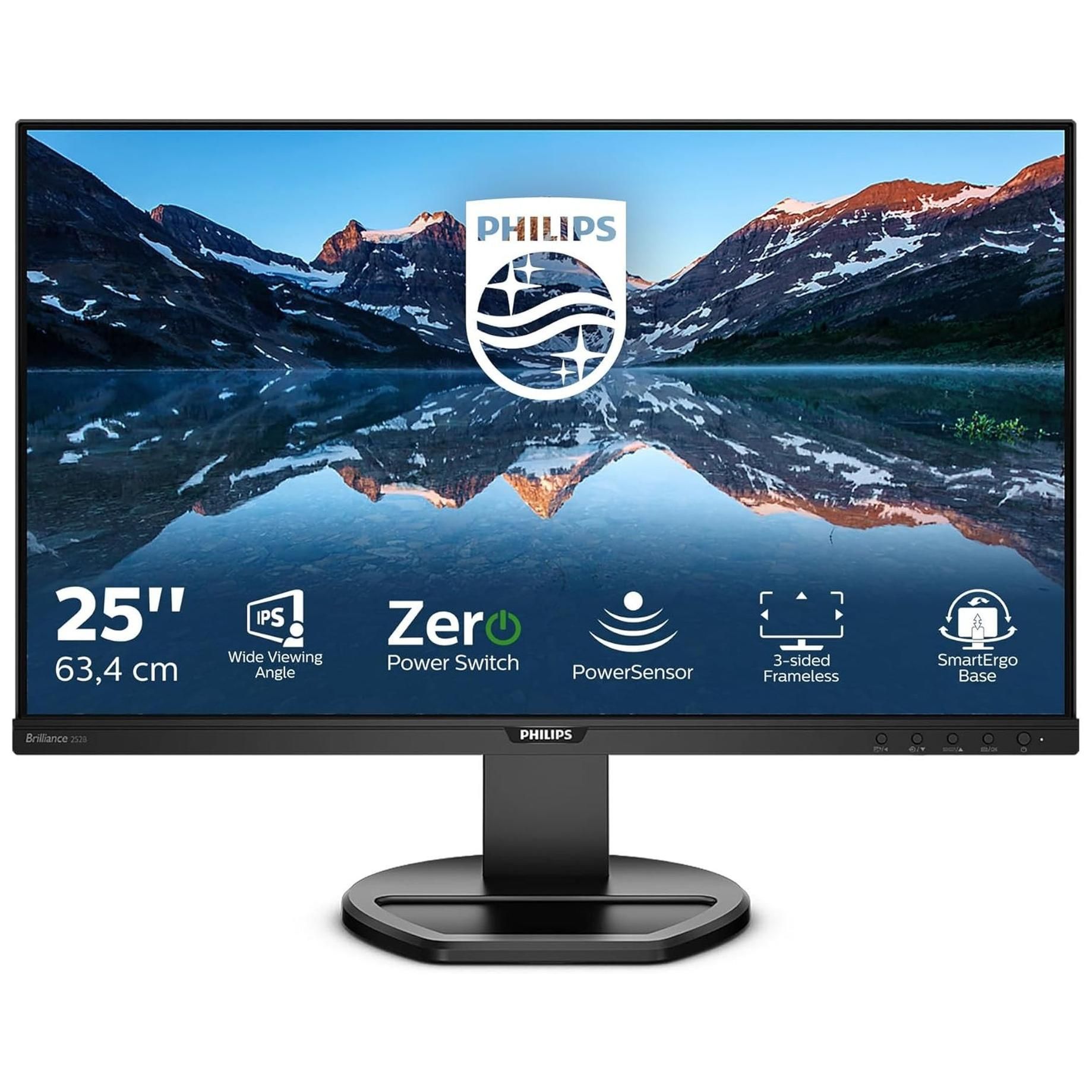 Philips B Line 252B9 - Écran LED - 25 - 1920 x 1200 WUXGA @ 60 Hz - IPS - 300 cd/m² - 1000:1 - 5 ms - HDMI, DVI-D, VGA, DisplayPort - haut-parleurs - texture noire Philips B Line 252B9 - Écran LED - 25 - 1920 x 1200 WUXGA @ 60 Hz - IPS - 300 cd/m² - 1000:1 - 5 ms - HDMI, DVI-D, VGA, DisplayPort - haut-parleurs - texture noire