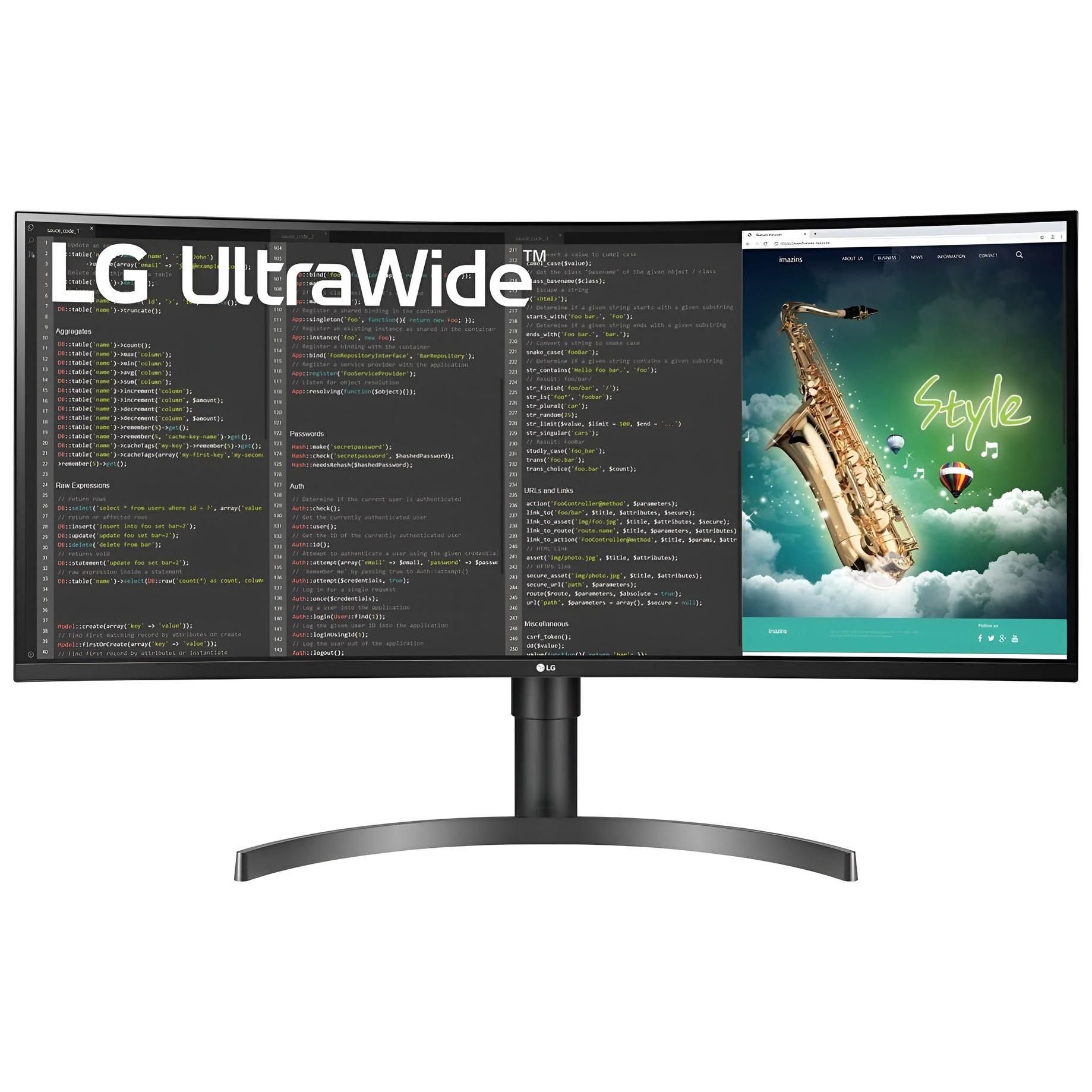 Dis 35 Lg 35wn75cp-b Ultrawide Curved Qhd
