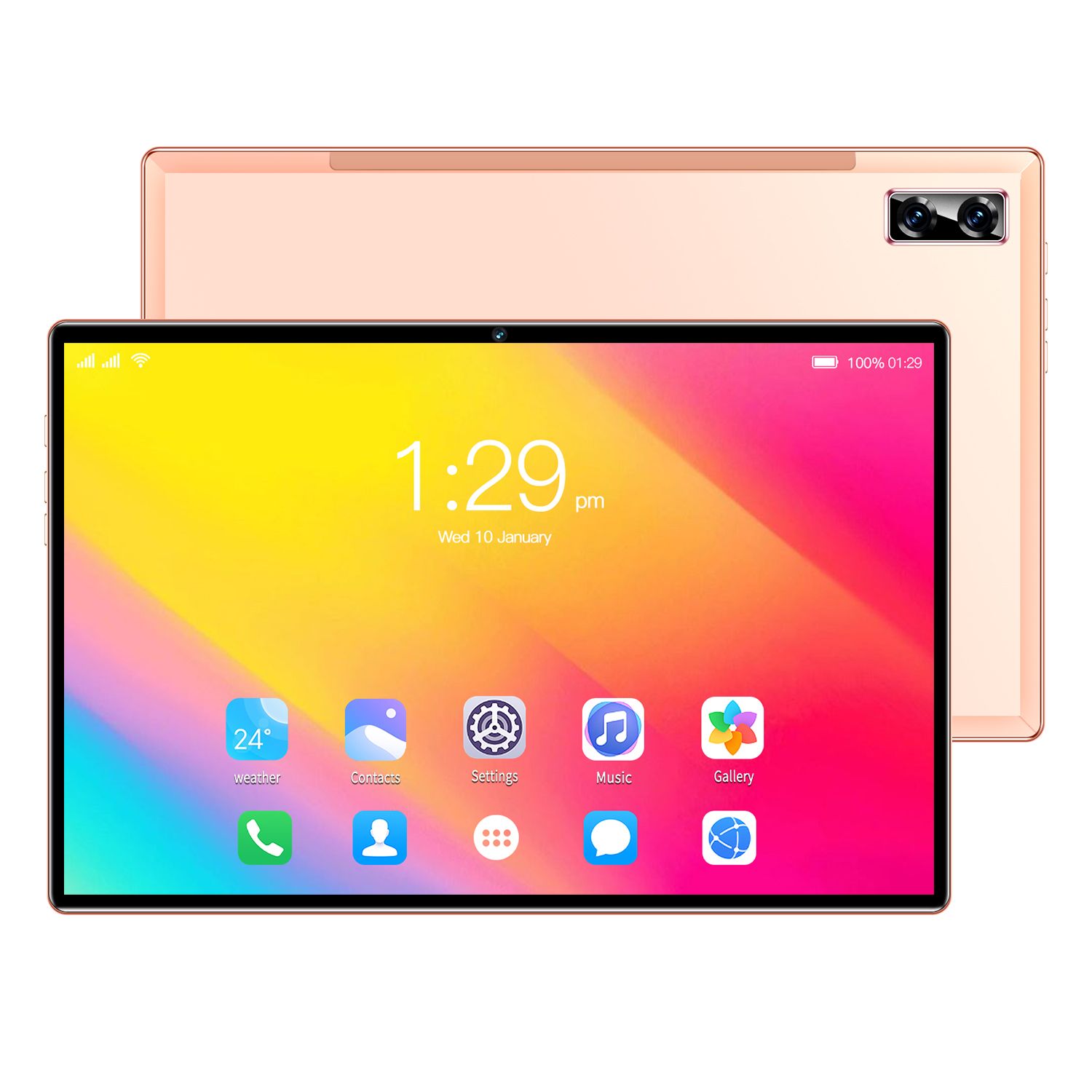 Tablette LOIDIS G18 2022 10.1 pouces Wi Fi Or - vue 3