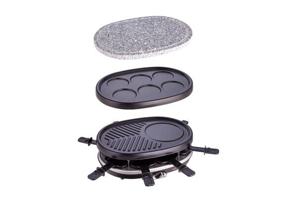 Appareil à raclette Proline RACPIER3 1100 W Noir et Gris