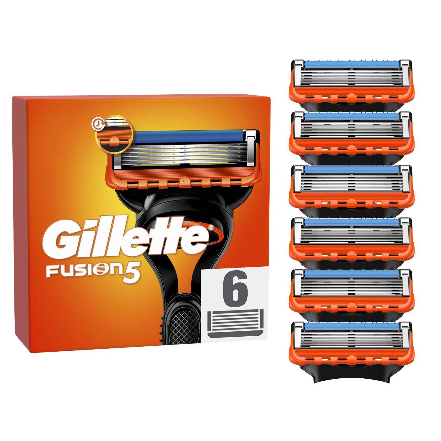 Gillette fusion5 lames de rasoir x6 - vue 2
