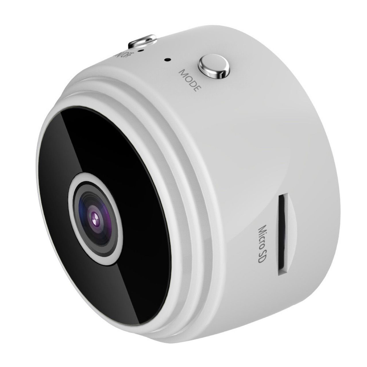 2 pièces Mini Camera Cachee Enregistreur Petite,Full HD 1080P Micro de Surveillance WiFi,Caméra Video Sécurité Bébé sans Fil Hidden ,Interieur/Exterieur, Blanc - Nouveau