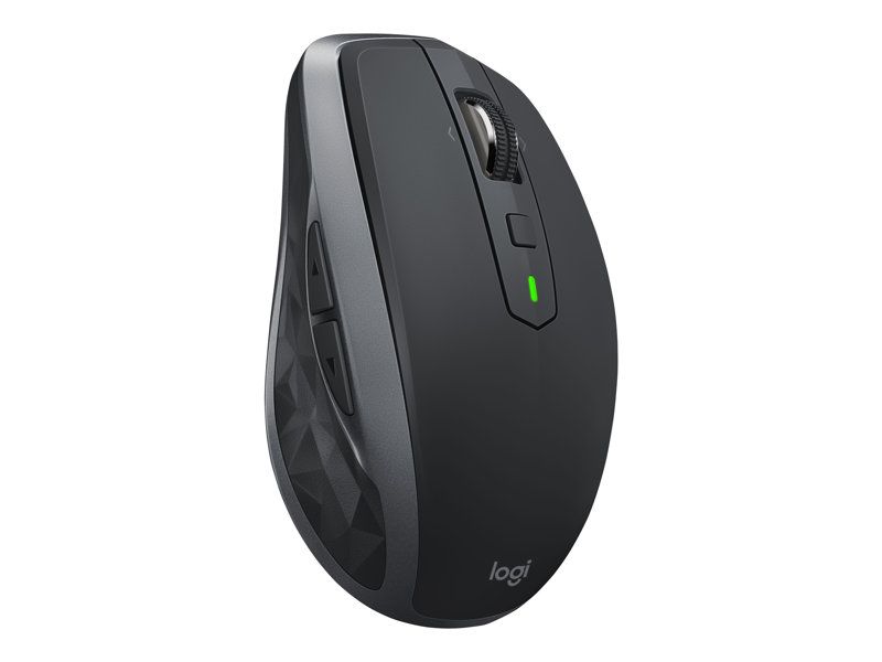 Logitech MX Anywhere 2S - Souris - laser - 7 boutons - sans fil - 2.4 GHz, Bluetooth - récepteur sans fil USB - graphite