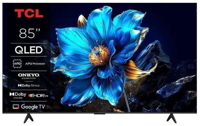 TCL 85P7K 85" 216 cm QLED TV 4K Ultra HD Smart TV Wifi Métallique