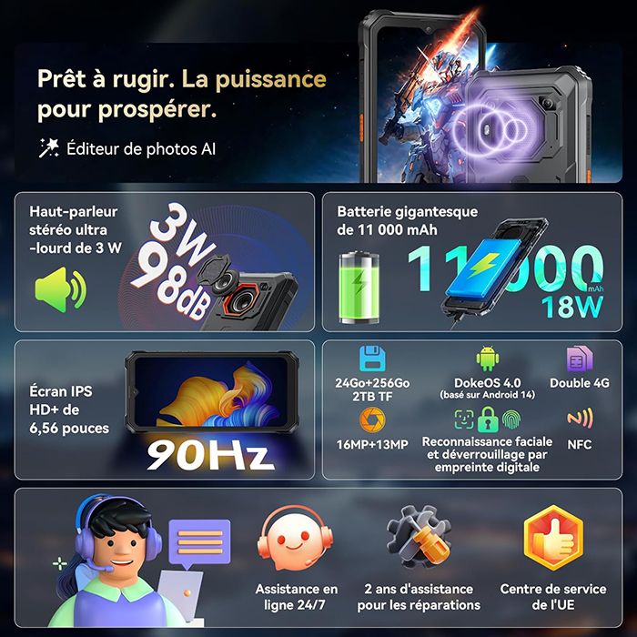 Blackview BV6200 Plus - vue 5