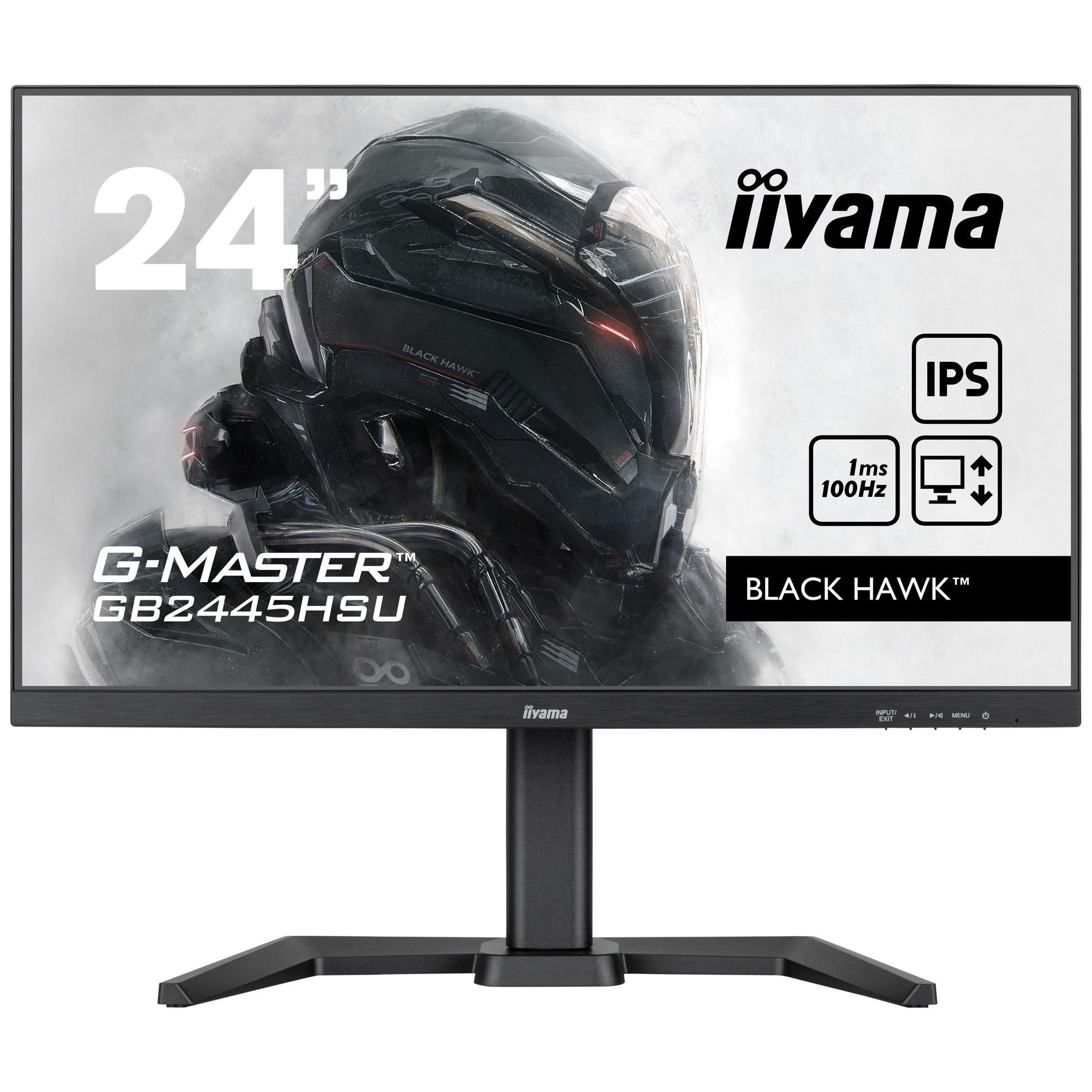 iiyama G Master GB2445HSU B2 23.8" LED IPS FullHD 100Hz Altavoces Altura Ajustable Adaptive Sync - vue 5