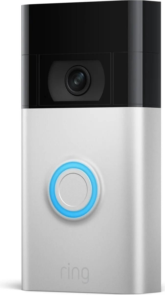 Contrôle Ring Battery Video Doorbell Nickel Satiné