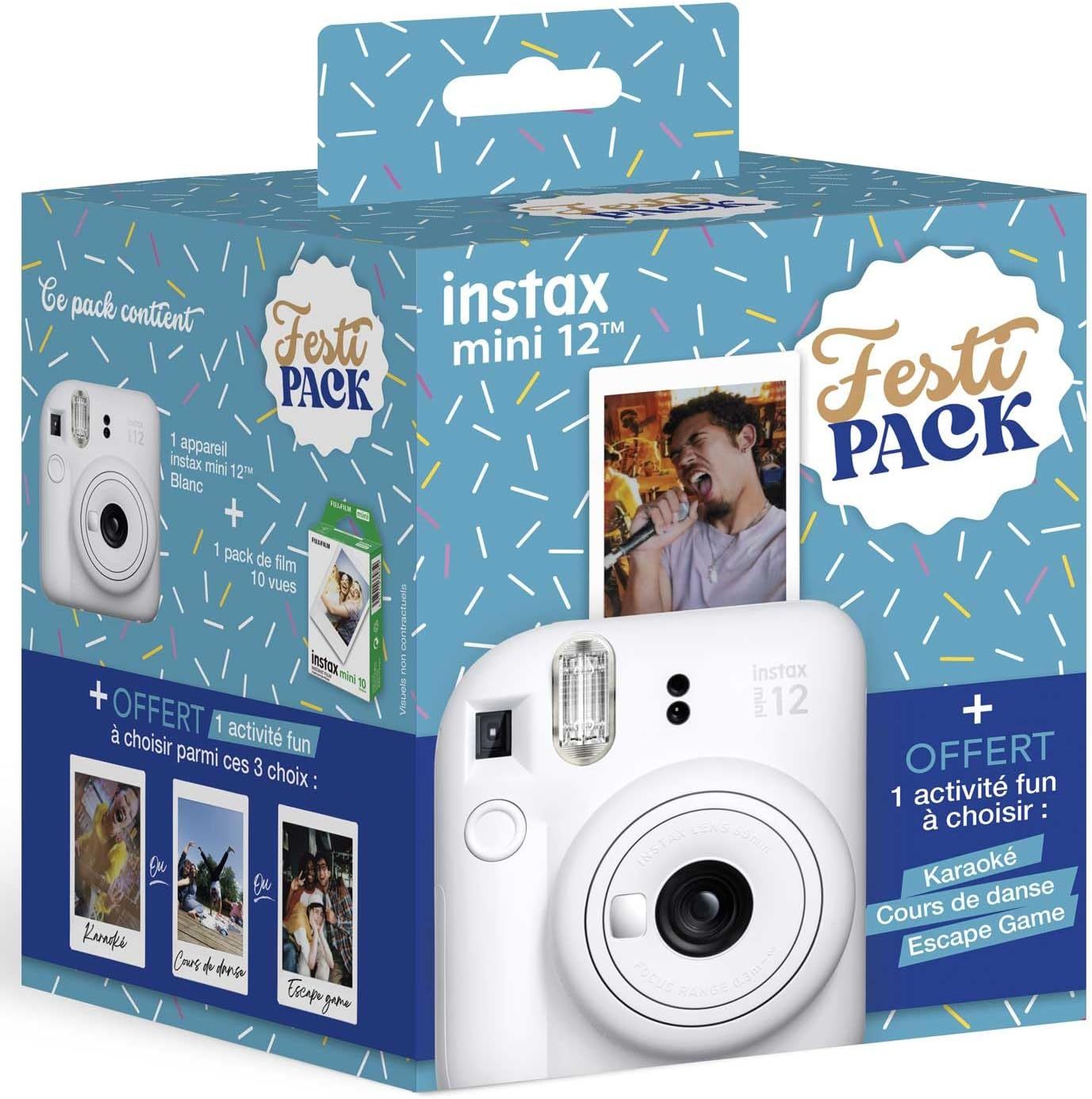 FUJIFILM INSTAX MINI 12 BLC FESTI PACK - vue 2