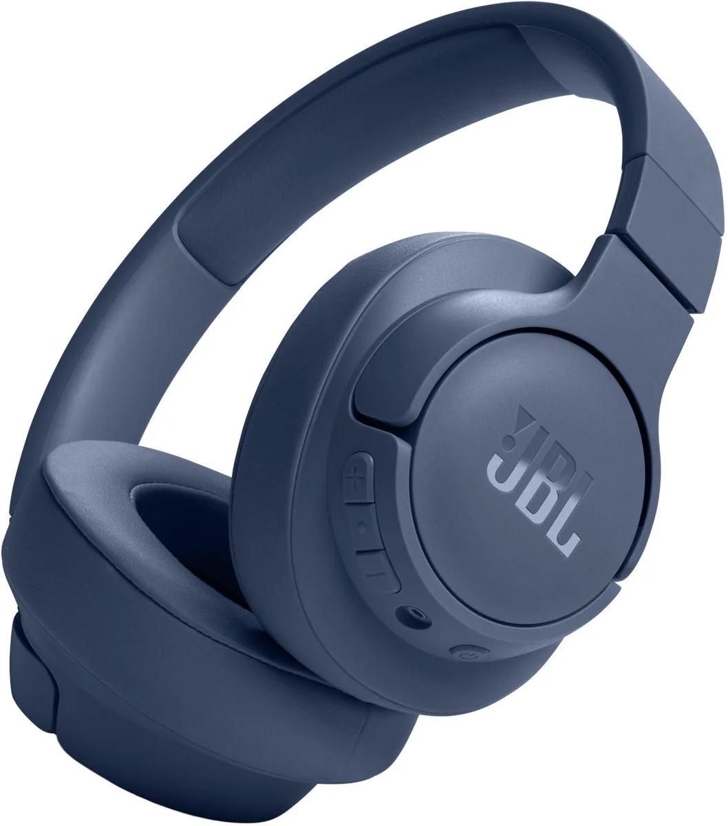 JBL TUNE 720BT - Écouteurs avec micro - circum-aural - Bluetooth - sans fil, filaire - jack 3,5mm - bleu