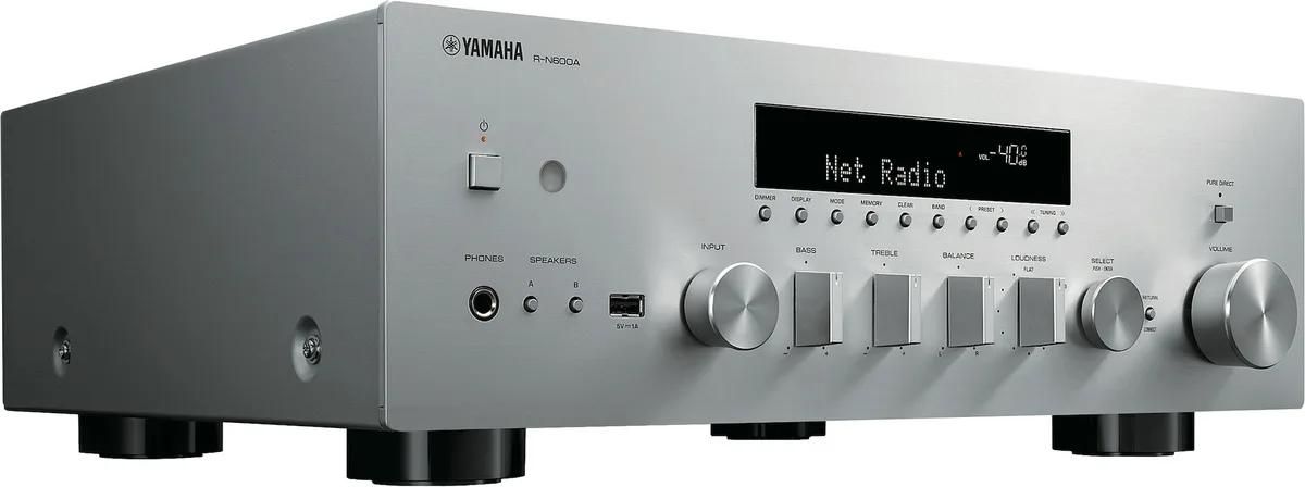 Amplificateur Hifi connecté Yamaha R-N600A Argent