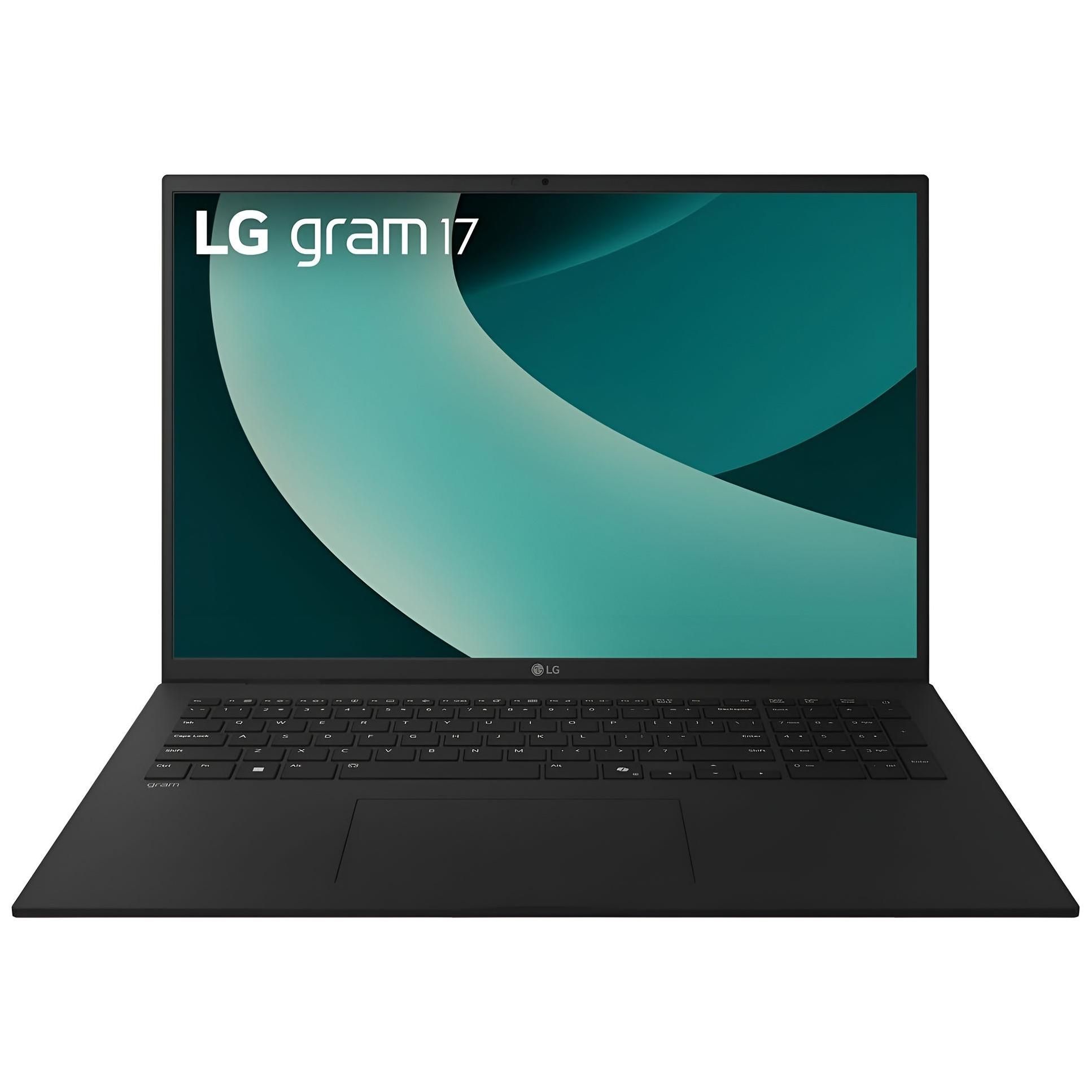 PC portable LG Gram 17 17Z90TL-G.AU8BF 17 Copilot+ Intel Core Ultra 7 32 Go RAM 2 To SSD Noir Obsidien
