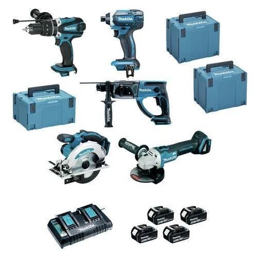 Pack 5 Outils MAKITA DLX5039PTJ 18 V Li ion 4 x 5 Ah